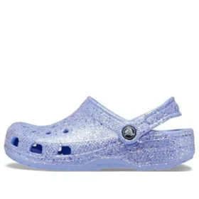 Klassische Glitter-Clogs «Blue»