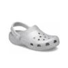 Klassische Glitter-Clogs «Silver»