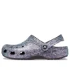 Klassische Glitter-Clogs «Silver Multi»