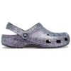 Klassische Glitter-Clogs «Silver Multi»