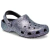Klassische Glitter-Clogs «Silver Multi»