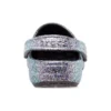 Klassische Glitter-Clogs «Silver Multi»