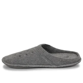 Klassische Hausschuhe, lässig, dick gepolstert, wärmespendend, Unisex, grau