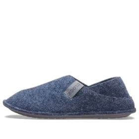 Klassische Hausschuhe mit weicher Sohle – Unisex-Hausschuhe in Blau