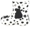 Klassische I AM Dalmatiner-Stiefel «White Black»