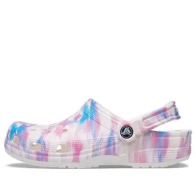 Klassische lässige Unisex-Sandalen in Weiss, Rosa und Blau «White Pink Blue»