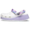 Klassische lässige Unisex-Sandalen in Weiss und Lila «White Purple»