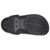 Klassische Metallic-Krokodilleder-Clogs «Schwarz»