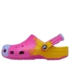 Klassische Ombre-Clogs «Pink Gelb Blau»