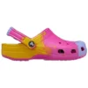 Klassische Ombre-Clogs «Pink Gelb Blau»