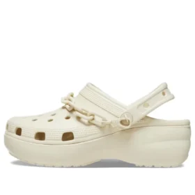 Klassische Platform Clogs «Bone»