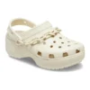 Klassische Platform Clogs «Bone»