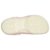 Klassische Platform Clogs mit Schlangenprint «Pink»