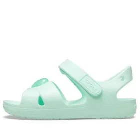 Klassische Sandalen mit Kreuzriemen «Mintgrün»