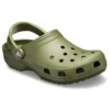 Klassische Unisex-Sandalen «Beach» in Armeegrün