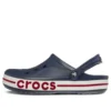 Klassischer Bayaband Clog «Navy Red»