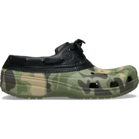 Klassischer Bootsschuh in Enten-Camouflage