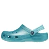 Klassischer Glitter-Clog «Blue Teal»