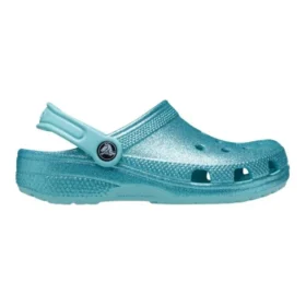 Klassischer Glitter-Clog «Blue Teal»