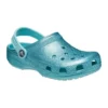 Klassischer Glitter-Clog «Blue Teal»