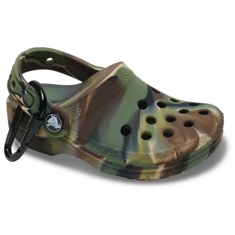 Klassischer marmorierter Clog-Beutel-Taschenanhänger Klassischer marmorierter Clog-Beutel-Taschenanhänger