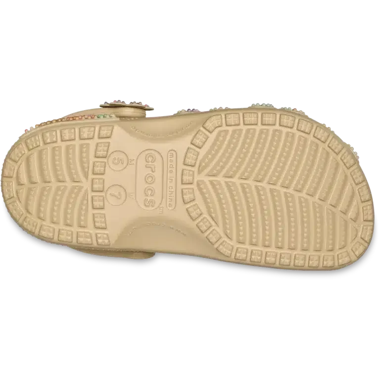 Klassischer Sommer-Clog mit Perlen Klassischer Sommer-Clog mit Perlen