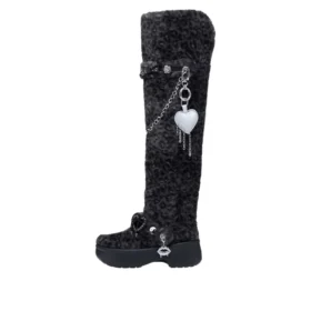 Klassischer, unfurgettable Stiefel «Leopard»
