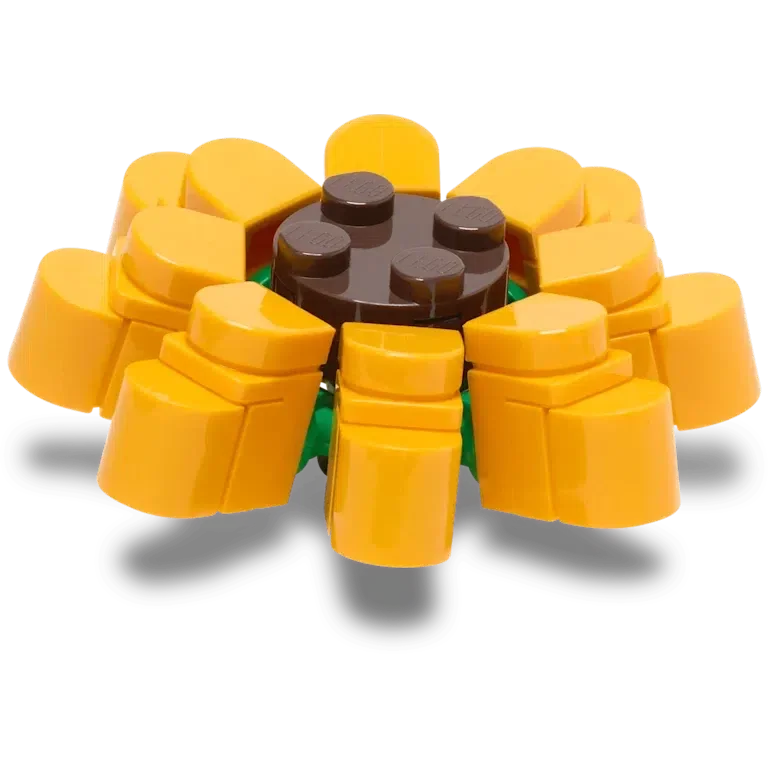 Lego®-Sonnenblume-Jibbitz-Anstecker Lego®-Sonnenblume-Jibbitz-Anstecker