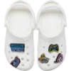 Leuchtende Neon Gamer 5er-Pack Jibbitz-Anstecker