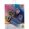 Leuchtende Neon Gamer 5er-Pack Jibbitz-Anstecker