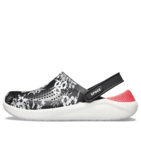 Lite Ride Hyper Floral Clogs «Schwarz Weiss Rot»