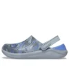 LiteRide Clogs mit Camo-Print «Blau Grau»