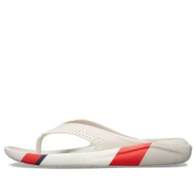 LiteRide Colorblock Slides «White Red»