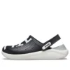 LiteRide Logo-Clogs «Schwarz-Weiss»