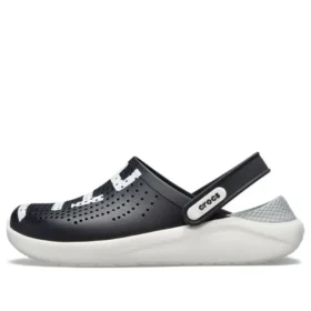 LiteRide Logo-Clogs «Schwarz-Weiss»