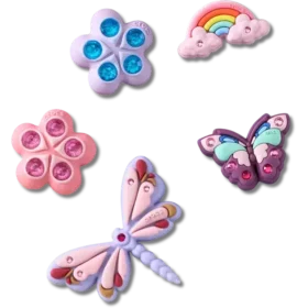 Magical Garden Bug 5er-Pack Jibbitz-Anstecker