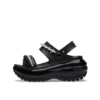 Mega Crush Pearl Ruffle Sandal «Schwarz»