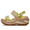 Mega Crush Retro Floral Sandalen «Vanilla Cork»