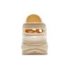 Mega Crush Clogs mit Muscheln und Perlen «Beige»