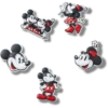 Mickey und Minnie PVC 5er-Pack Jibbitz-Anstecker
