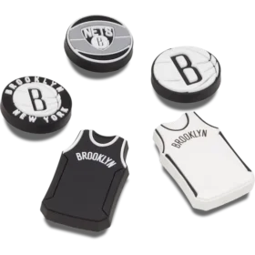 NBA Brooklyn Nets 5er-Pack Jibbitz-Anstecker NBA Brooklyn Nets 5er-Pack Jibbitz-Anstecker