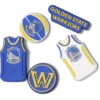NBA Golden State Warriors Jibbitz-Anstecker, 5er-Pack NBA Golden State Warriors Jibbitz-Anstecker, 5er-Pack