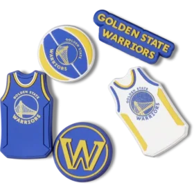 NBA Golden State Warriors Jibbitz-Anstecker, 5er-Pack