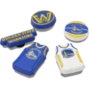 NBA Golden State Warriors Jibbitz-Anstecker, 5er-Pack NBA Golden State Warriors Jibbitz-Anstecker, 5er-Pack