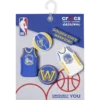 NBA Golden State Warriors Jibbitz-Anstecker, 5er-Pack NBA Golden State Warriors Jibbitz-Anstecker, 5er-Pack