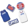 NBA Los Angeles Clippers 5er-Pack Jibbitz-Anstecker NBA Los Angeles Clippers 5er-Pack Jibbitz-Anstecker