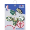 NBA Milwaukee Bucks 5er-Pack Jibbitz-Anstecker NBA Milwaukee Bucks 5er-Pack Jibbitz-Anstecker