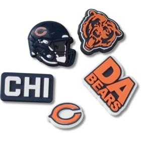 NFL Chicago Bears 5er-Pack Jibbitz-Schuhanhänger