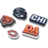 NFL Chicago Bears 5er-Pack Jibbitz-Schuhanhänger NFL Chicago Bears 5er-Pack Jibbitz-Schuhanhänger