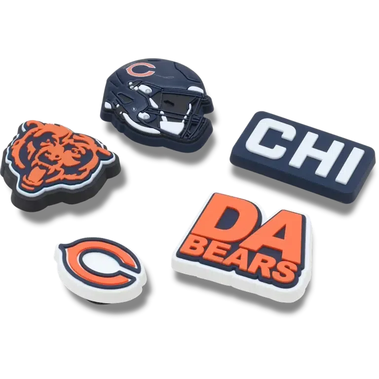 NFL Chicago Bears 5er-Pack Jibbitz-Schuhanhänger NFL Chicago Bears 5er-Pack Jibbitz-Schuhanhänger